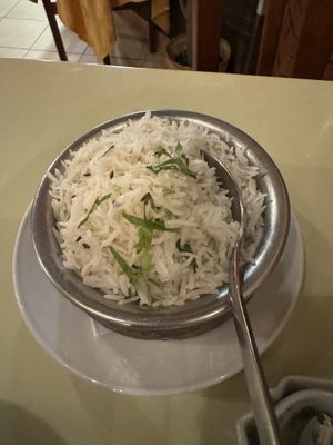 Jeera rice  at Shree Ram in Lisbon