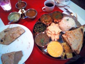 Amazingly delicious combo at Shree Ram in Lisbon