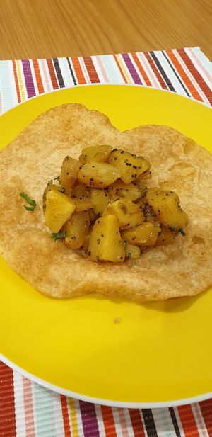 Puri Bhaji at Shree Ram in Lisbon