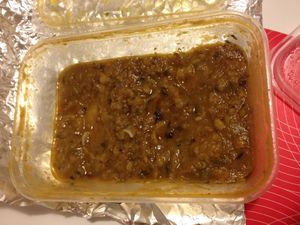 Main dish at Shree Ram in Lisbon