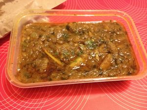 Main dish at Shree Ram in Lisbon