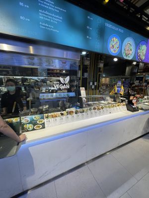 Fantastic small stall in the Emporium food court.  Food is prepared as you watch.   Extremely tasty and very affordable.    at Talalaks Emporium Food Hall in Bangkok