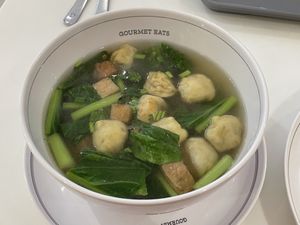 Wontons, 70 baht  at Talalaks Emporium Food Hall in Bangkok