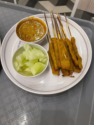 Satay  at Talalaks Emporium Food Hall in Bangkok