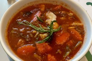 Veg curry  at Talalaks Emporium Food Hall in Bangkok