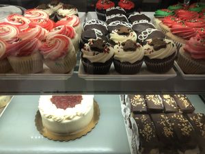 Cupcakes, snickers cake at Miss Chickpea's Bakeshop in San Antonio