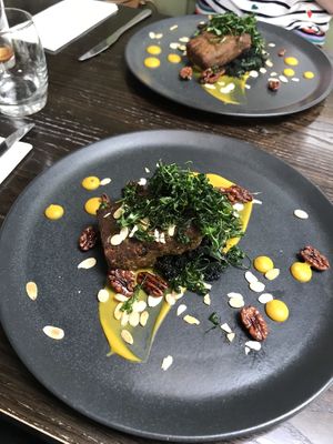 Pumpkin roast at Wolfscastle Country Hotel in Haverfordwest