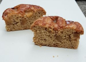 apple rice poundcake - inside at Aseungji 아승지 in Seoul