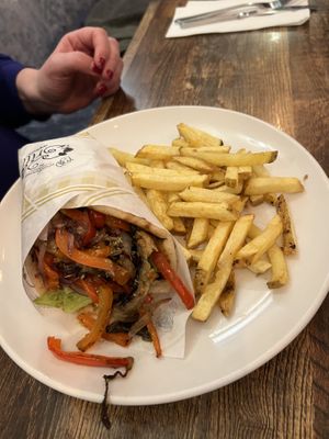 Gyros   at Kafeneon in Newcastle Upon Tyne