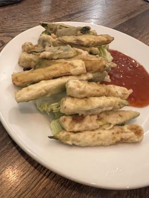 Courgette fritters   at Kafeneon in Newcastle Upon Tyne