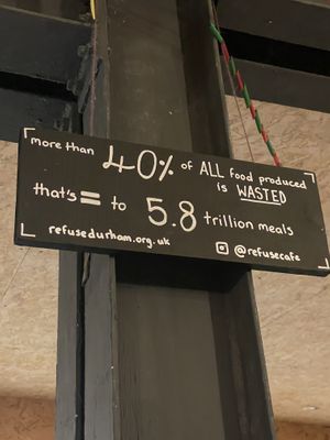   at REfUSE Café in Chester-le-street