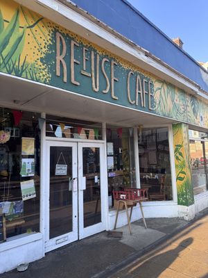 Outside   at REfUSE Café in Chester-le-street