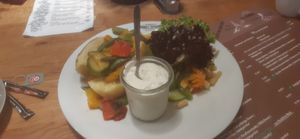 Potato dish at Schneewittchenhaus in Winterberg