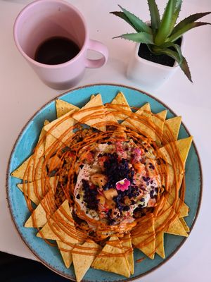 Some of the best nachos I've ever had at Alkaline Kitchen in Middlesbrough