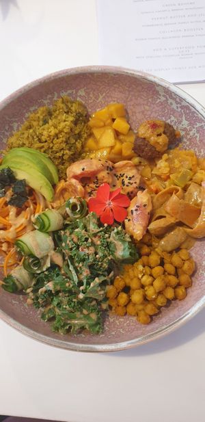 Sushi bowl at Alkaline Kitchen in Middlesbrough