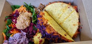 BBQ Tacos 🌮 😋 at Alkaline Kitchen in Middlesbrough