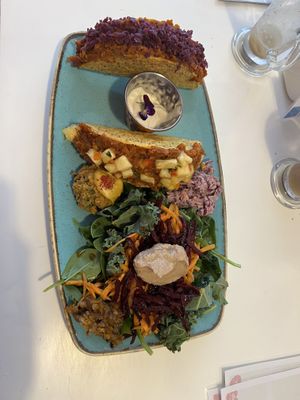 BBQ tacos  at Alkaline Kitchen in Middlesbrough