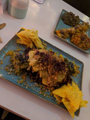 Alkaline Nachos and Duo Of Curries 😍 at Alkaline Kitchen in Middlesbrough