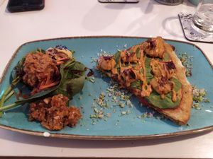 Pizza at Alkaline Kitchen in Middlesbrough