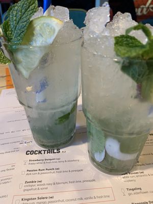 VE coconut & grapefruit mojitos  at Turtle Bay in Middlesbrough