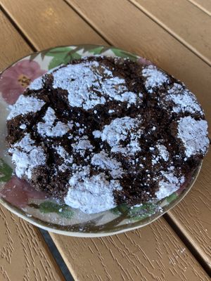 Chocolate crinkle cookie at Dottie Audrey's in Tuxedo