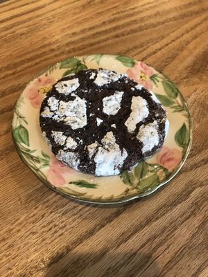 Vegan chocolate cookie  at Dottie Audrey's in Tuxedo