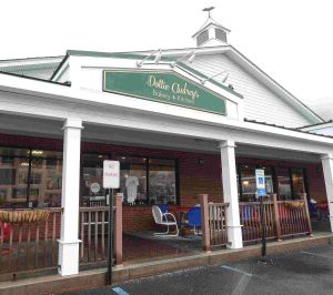 outside  at Dottie Audrey's in Tuxedo