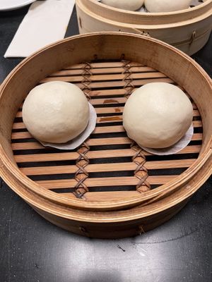Red bean bao buns   at Din Tai Fung in Santa Clara