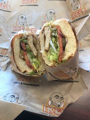 Vegan handsome owl sandwich  at Ike's - Palmdon Dr in Fresno