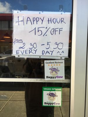 Happy Hour 15% off at Dharma Garden in Richmond