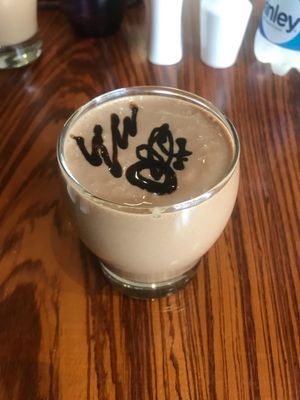 Peanut butter chocolate smoothie  at Pumpkin Tales in Chennai