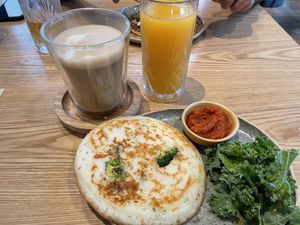 Excellent breakfast for with coffee and juice for less than HKD100  at Veda Café & Bar in Hong Kong Island