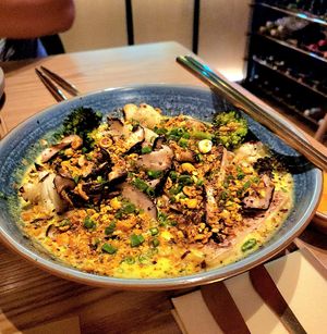 Khao suey at Veda Café & Bar in Hong Kong Island