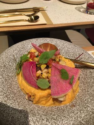 Artichoke hummus at Veda Café & Bar in Hong Kong Island