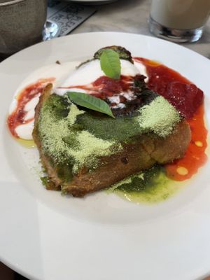 Vegan French toast   at Tinsel in Antwerpen