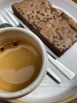 Vegan brownie  at Tinsel in Antwerpen