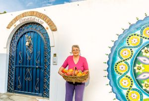 entrance of ecological Mango- and Avocadofinca Manantial de Luz at Finca Manantial de Luz in Almayate Alto