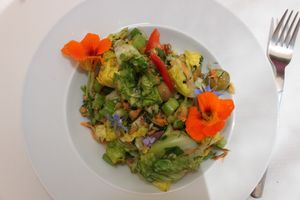 enjoy our vegan meals at Finca Manantial de Luz in Almayate Alto