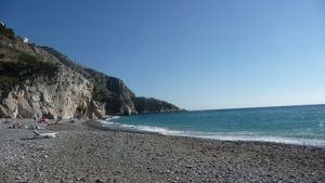 beach at Finca Manantial de Luz in Almayate Alto