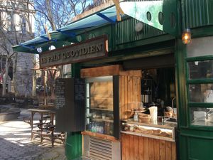 Charming kiosk at Le Pain Quotidien - Verdi Square Kiosk in New York City