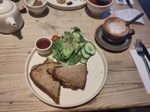 Gardener's Croque at Le Pain Quotidien - Ave du Port in Brussels