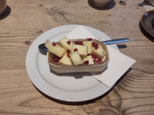 Fresh Fruits Pavlova at Le Pain Quotidien - Ave du Port in Brussels