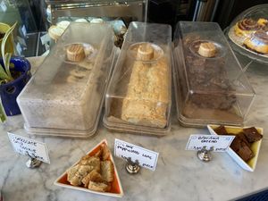 Cakes (the banana bread is fantastic and the lime cake is nice) at Vegabond - West in Amsterdam