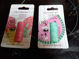 Beauty Made Easy lip balms (watermelon + ice cream) at Vegabond - West in Amsterdam