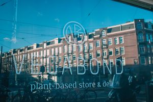 You can find the Vegabond Store & Deli at the De Clercqstraat 48. It's a 10 minute walk from Anne Frank House towards the West. at Vegabond - West in Amsterdam