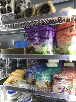 Cheese selection  at Vegabond - West in Amsterdam