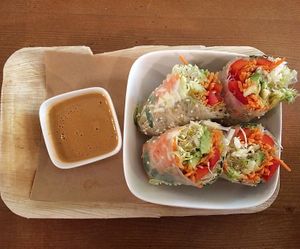 Summer rolls  at Vegabond - West in Amsterdam