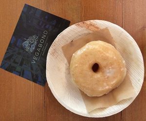 Iced doughnut 🍩  at Vegabond - West in Amsterdam