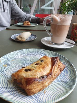 Spinach and feta pastry at Vegabond - West in Amsterdam
