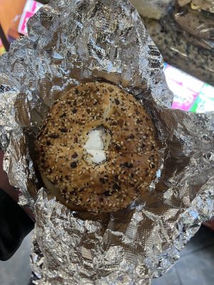   at Tribeca Bagels in New York City